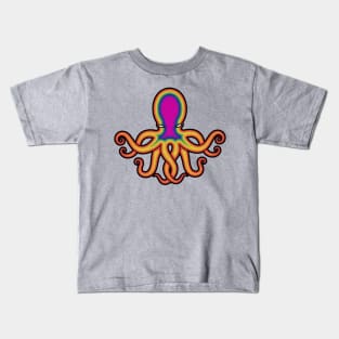 Rainbow Octopus Kids T-Shirt